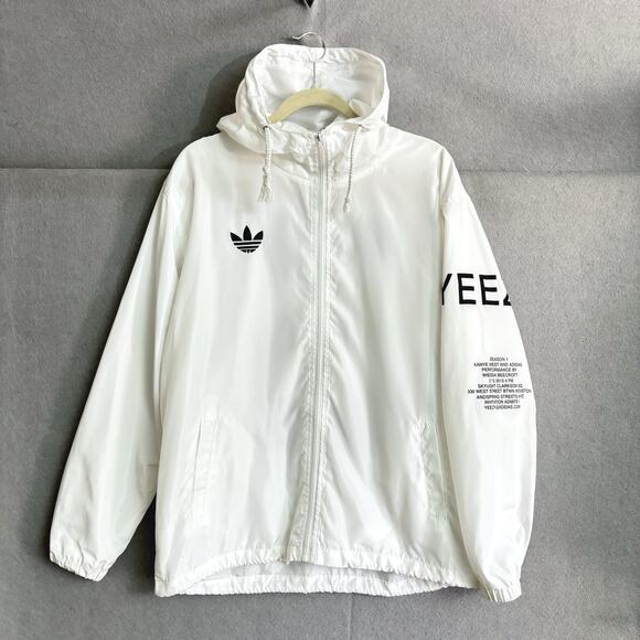 YEEZUS Adidas Tour Kanye West YEEZY Season 1 Hooded Jacket 2015 Size Large White